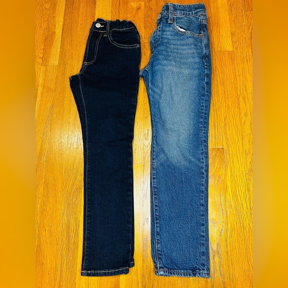 GAP Kids Denim Jeans Bundle – Size 8 – Stretch Skinny & Slim Taper
